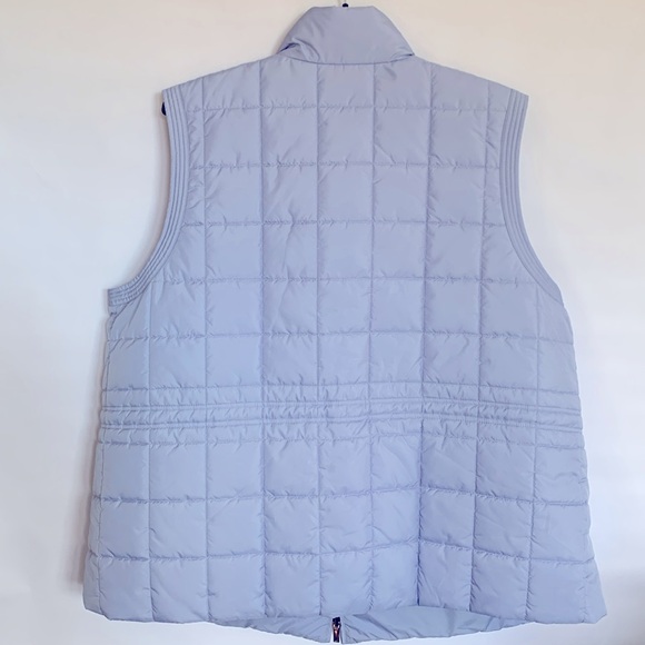 Lafayette 148 NY Recycled Poly Reversible Puffer Vest 3X NWT Wild Bluet - Picture 5 of 12